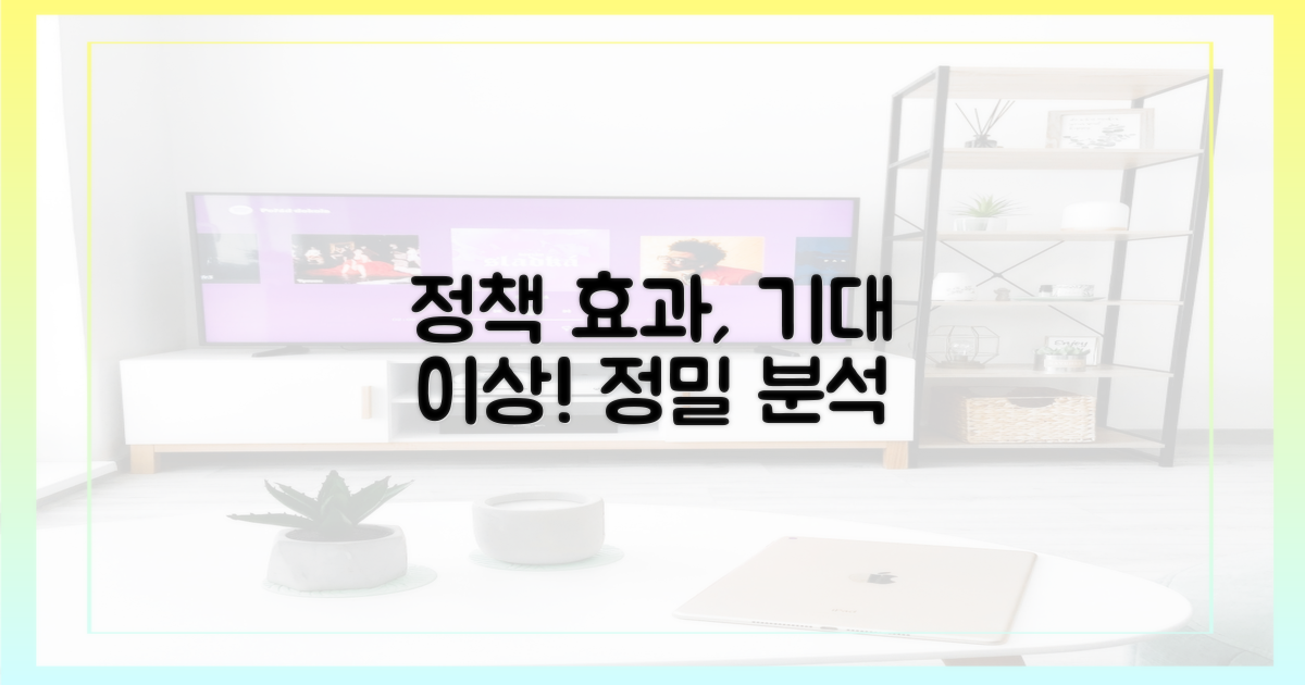 정책 효과, 기대 이상의 분석