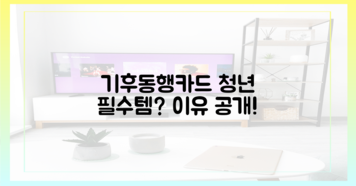 기후동행카드, 왜 청년에게 필수일까?