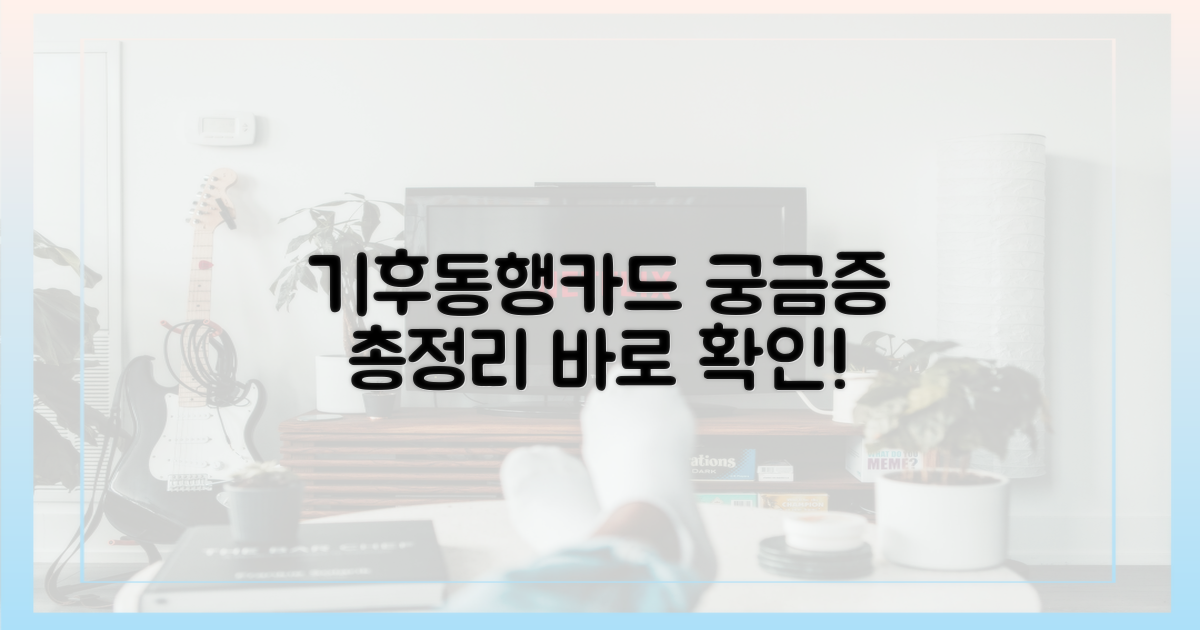 기후동행카드, 무엇이 궁금한가?