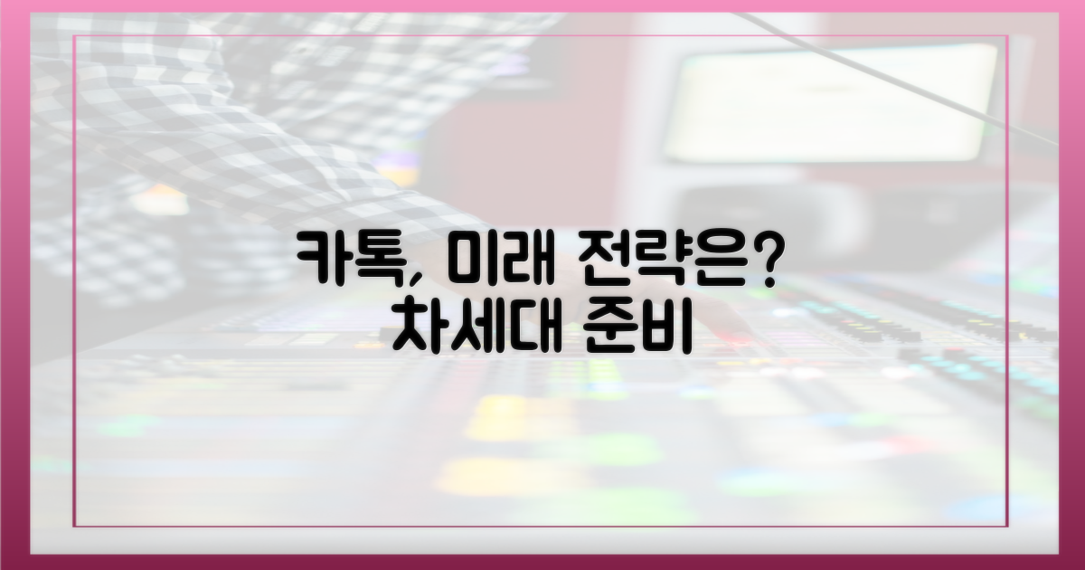 카톡의 미래 전략은?