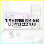 기후동행카드 청년 할인 3가지: 나이부터 신청까지