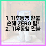 기후동행카드 환불, 손해 없이 환불받는 꿀팁!