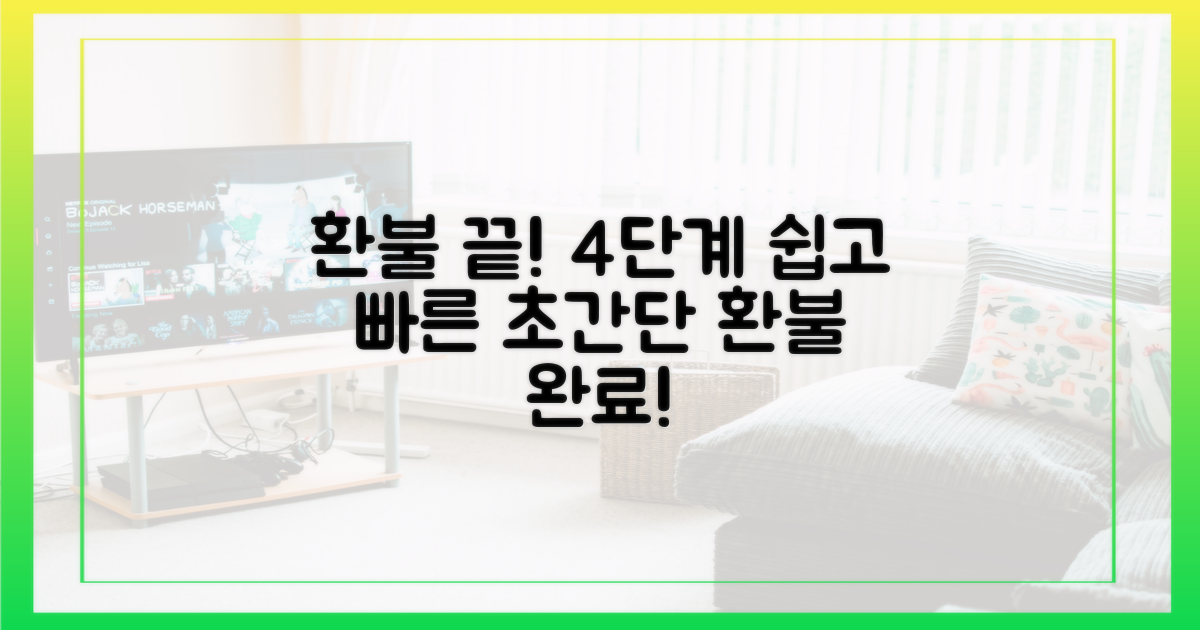 4단계 환불 절차 따라하기