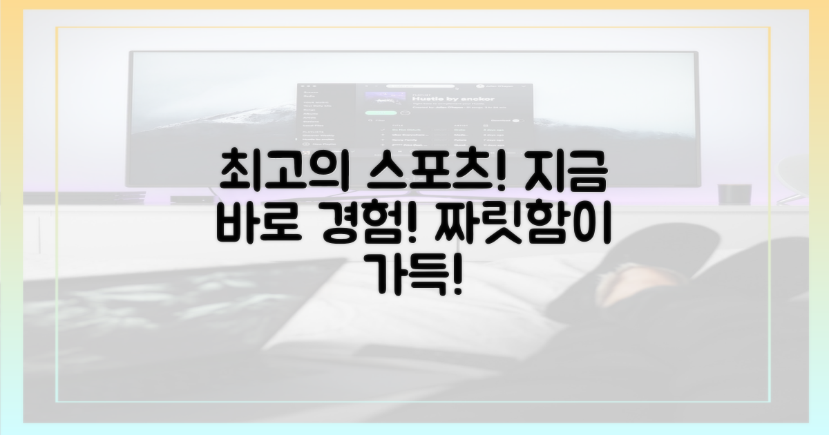 최고의 스포츠를 경험하세요!