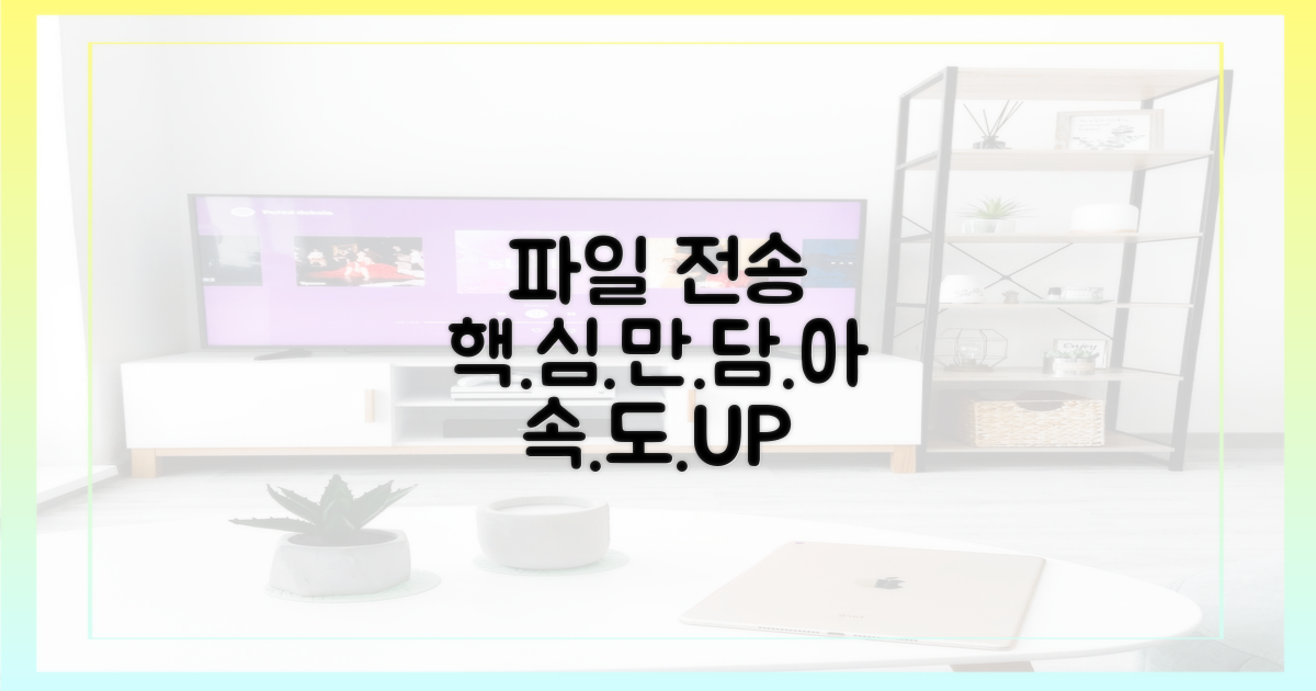 파일 전송, 효율을 높이세요