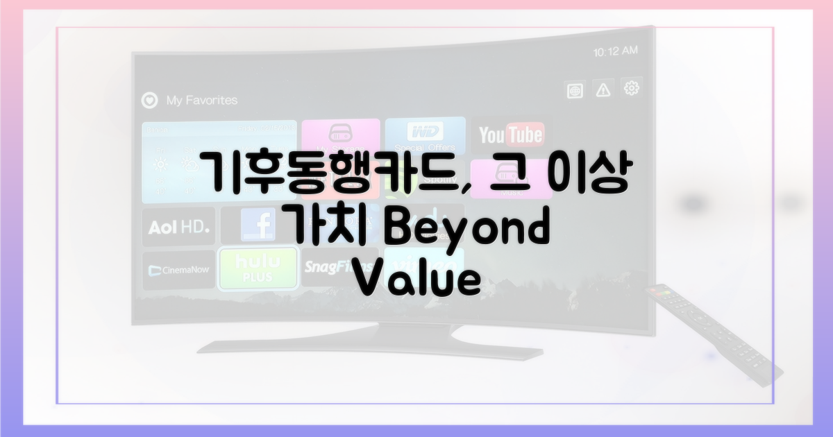 기후동행카드, 그 이상의 가치