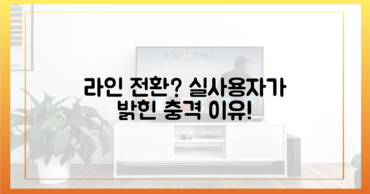 실사용자가 말하는 라인 전환 이유