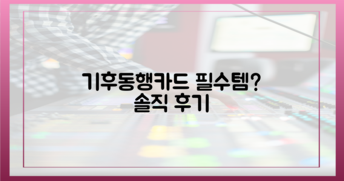 기후동행카드, 진짜 필수템 맞을까?
