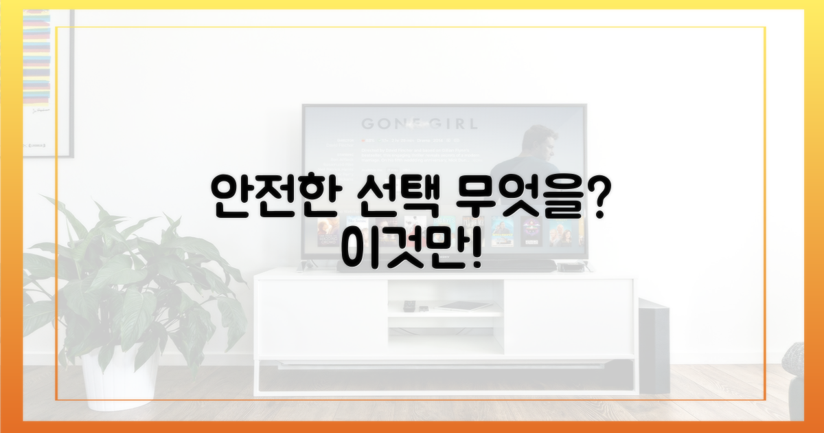 안전한 선택, 무엇을 고려할까