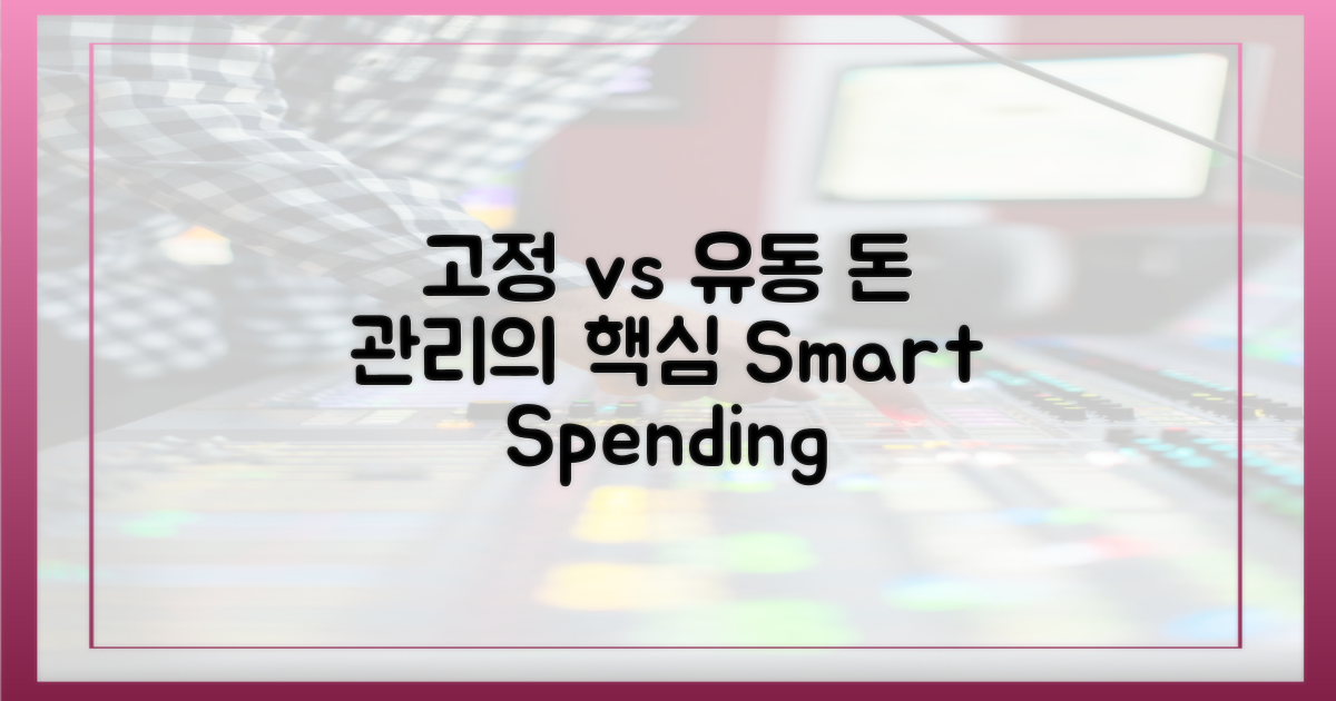고정 지출 vs 유동 지출