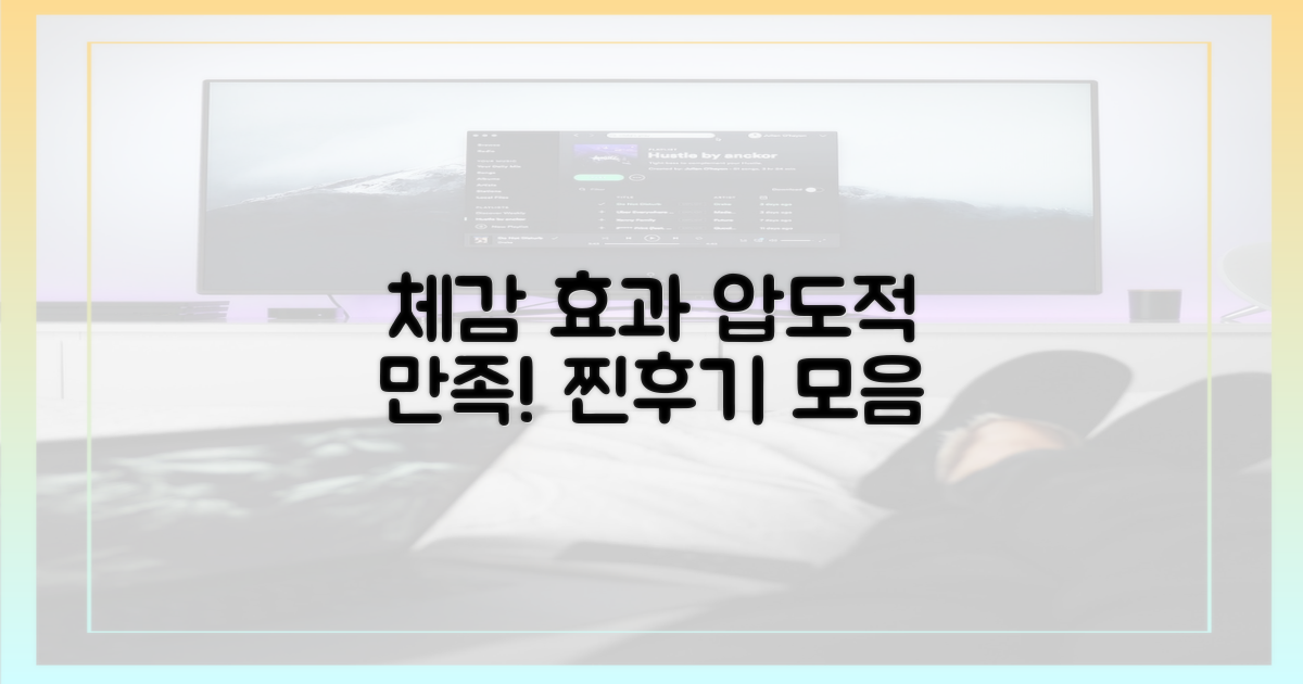 사용자가 말하는 체감 효과
