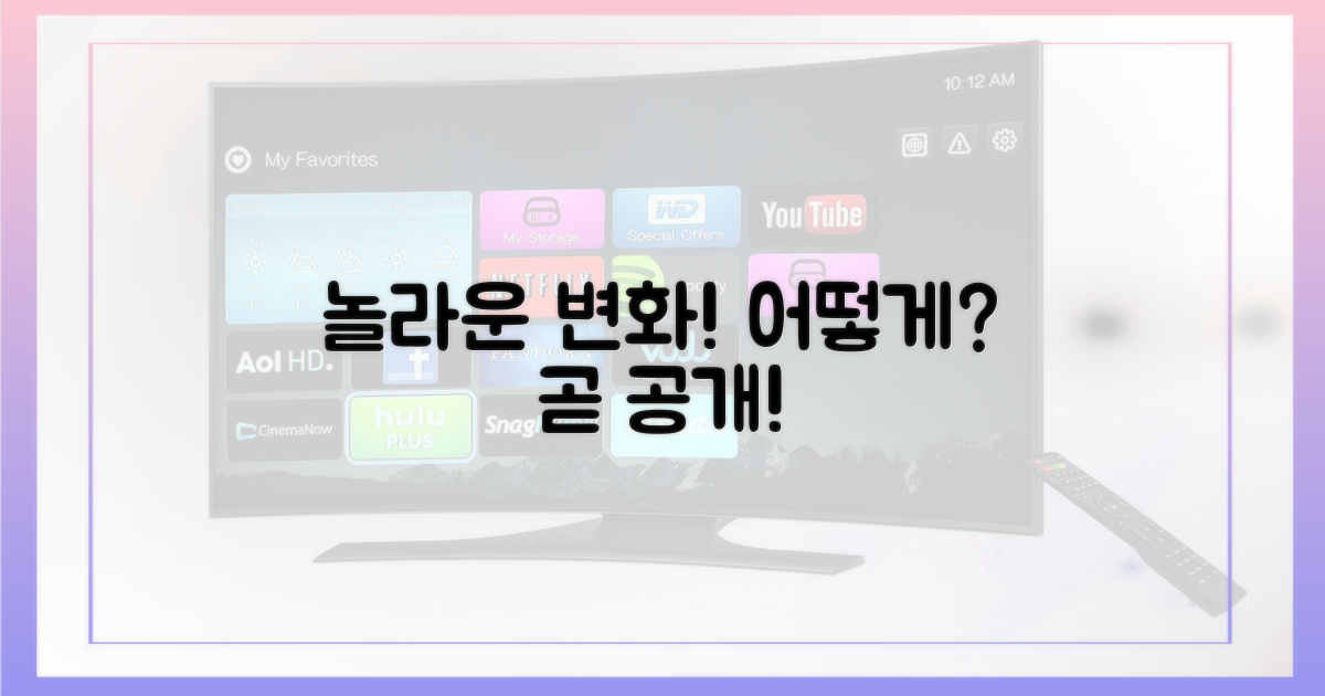 놀라운 변화, 어떻게 적용될까?