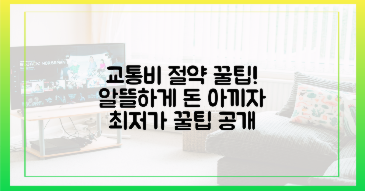현명한 교통비 절약법은?