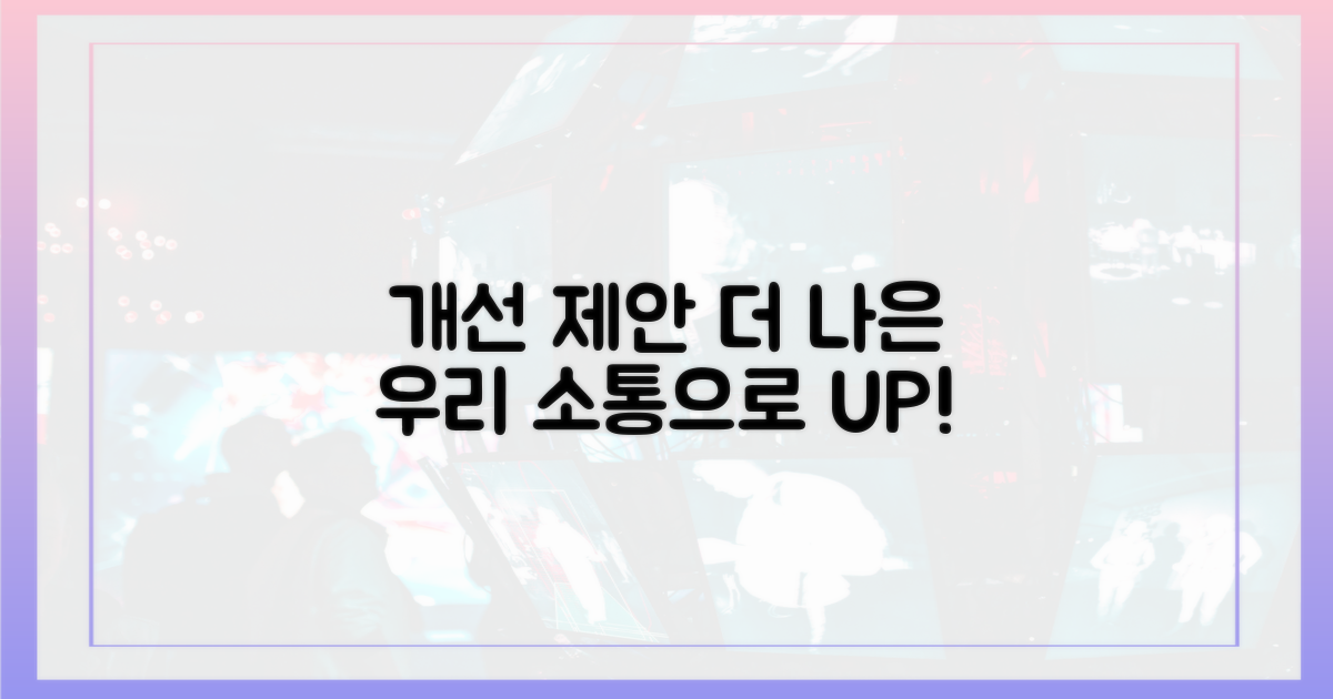 개선점, 제안
