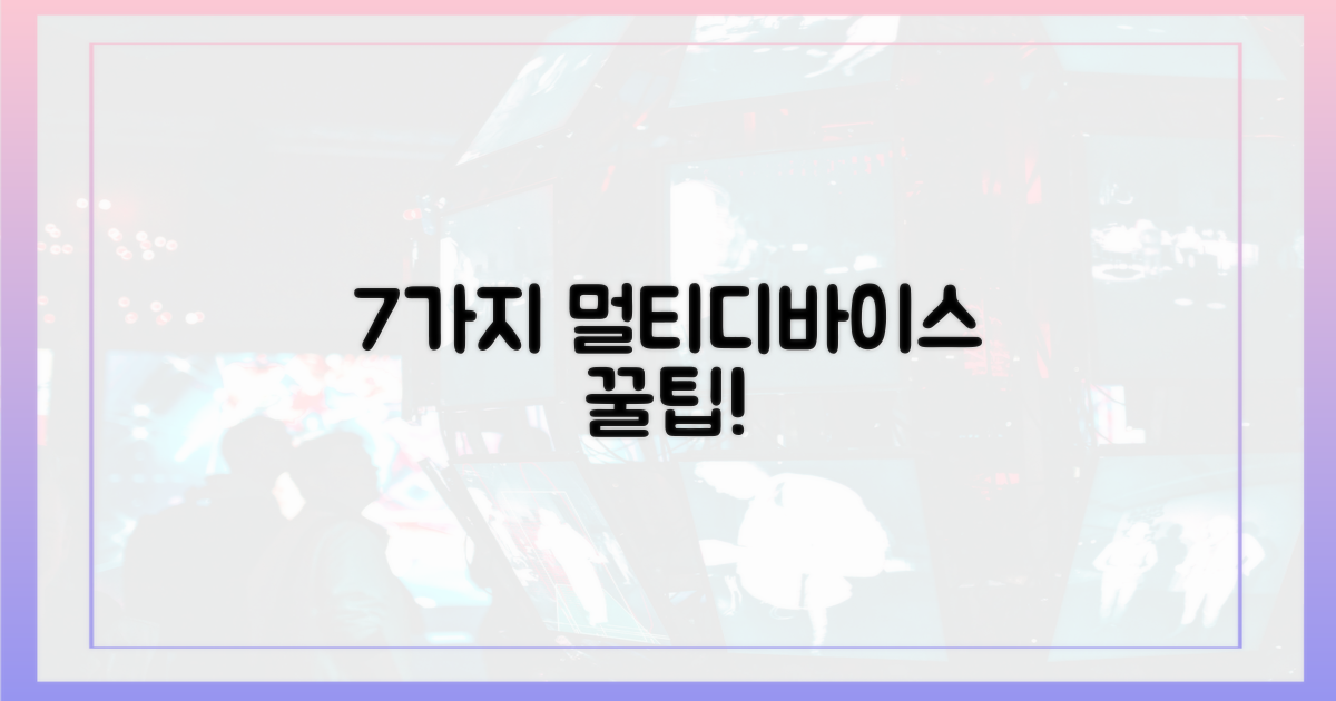 7가지 멀티디바이스 강점