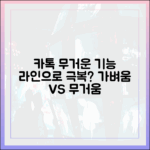 카카오톡의 무거운 기능들, 라인의 가벼움으로 극복할 수 있을까?