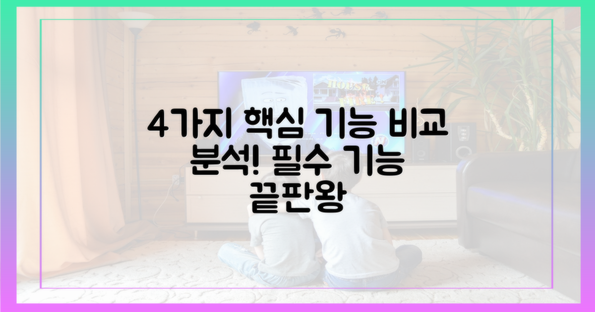 4가지 필수 기능 비교