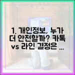 프라이버시가 중요하다면, 카카오톡과 라인 중 무엇을 선택해야 할까?