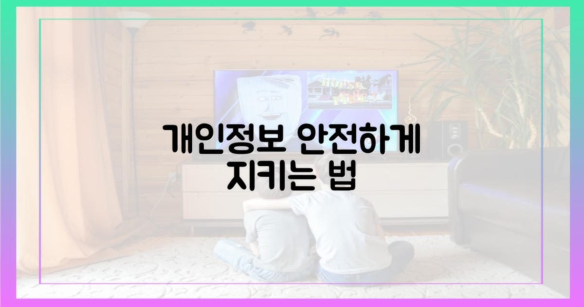 개인 정보, 어떻게 지킬까?