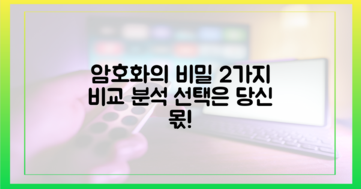 2가지 암호화 방식 비교