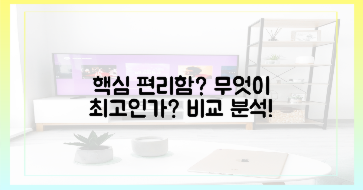 실질적 편리함, 무엇이 앞설까?