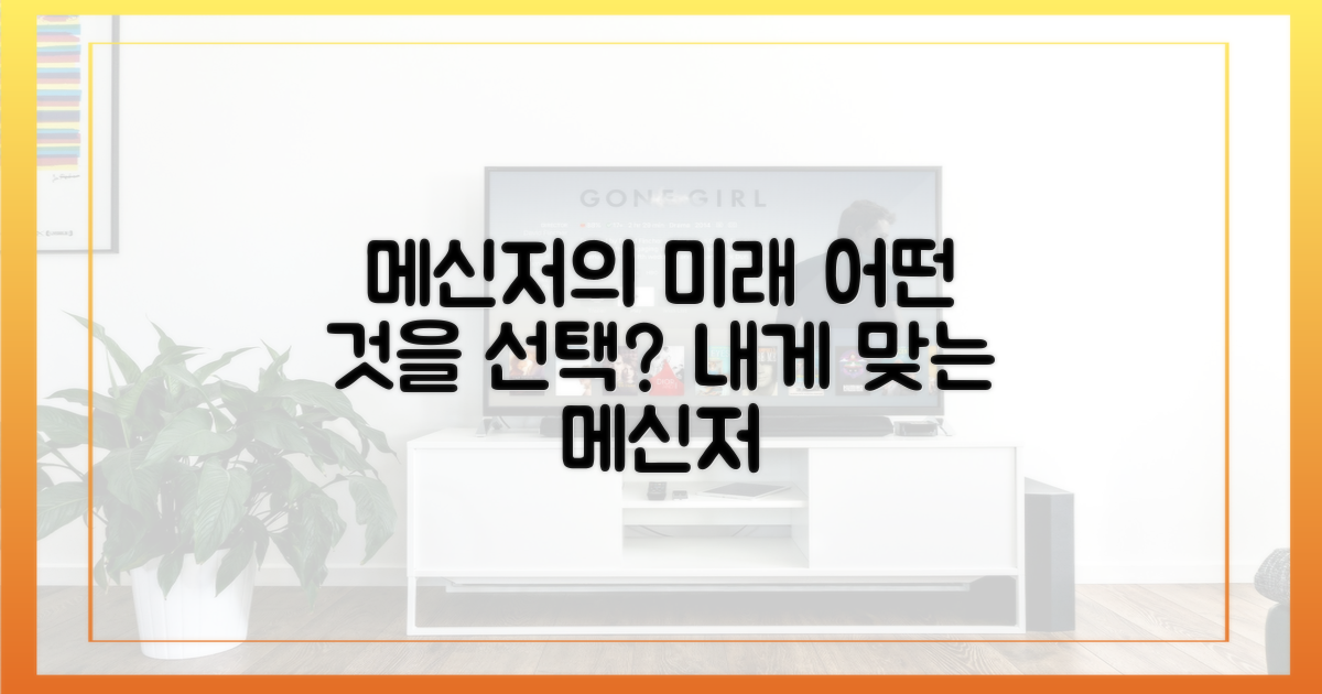 메신저의 미래, 무엇을 택할까