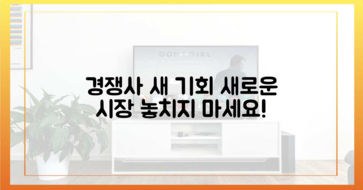 경쟁사의 새로운 기회