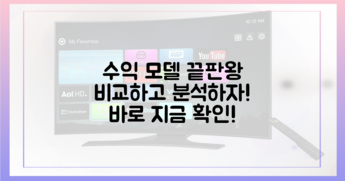 수익 모델 비교