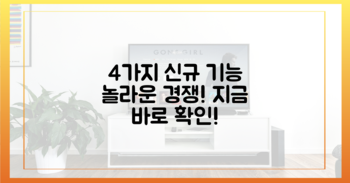 4가지 신규 기능 경쟁