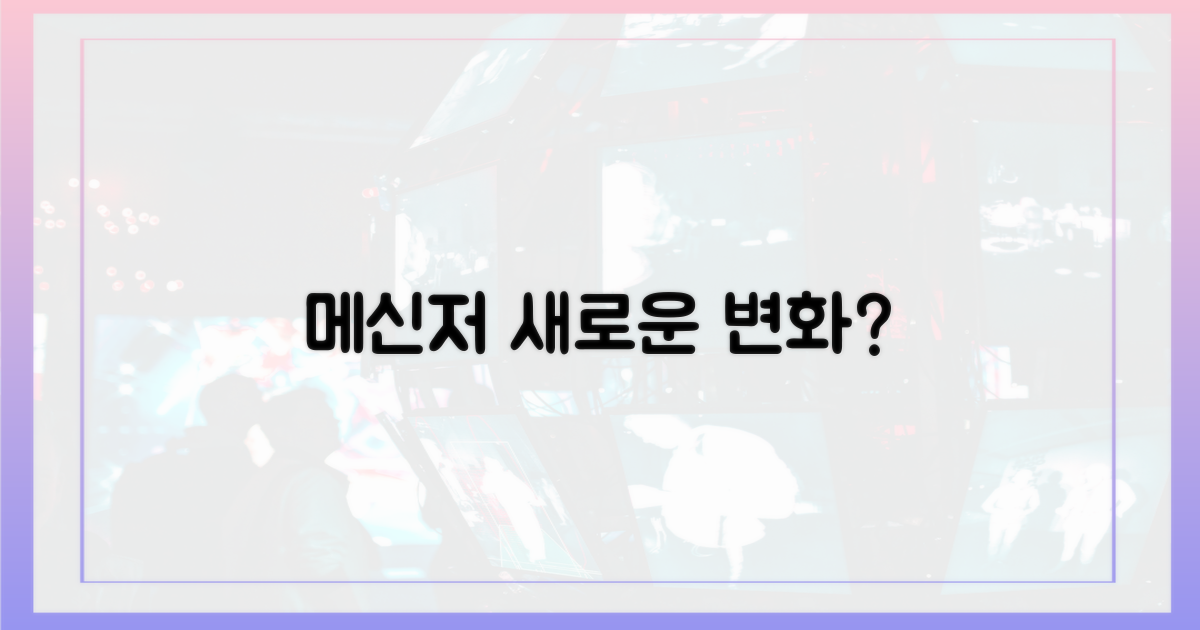 메신저 시장, 변화의 바람인가?