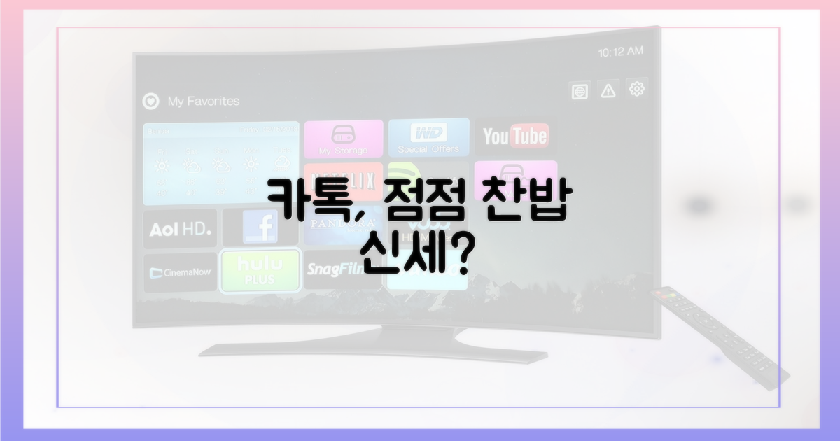 왜 사람들은 카톡을 등한시할까?