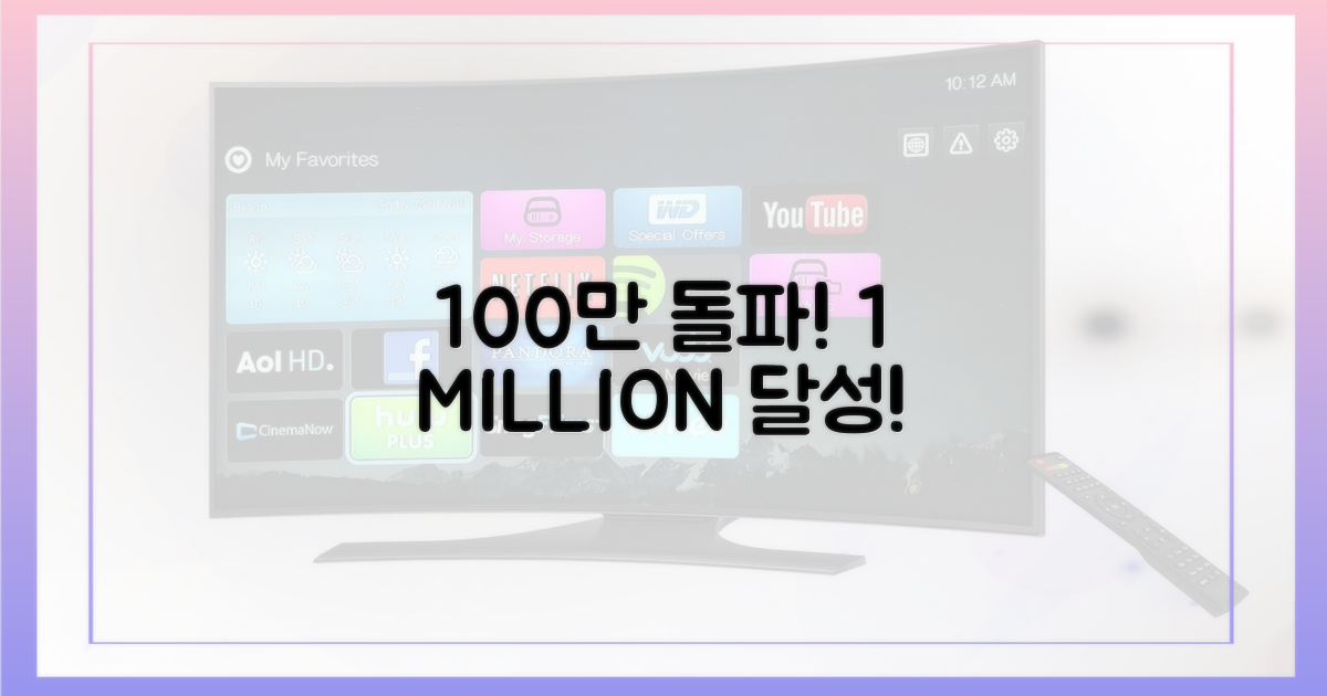 100만 명 전환