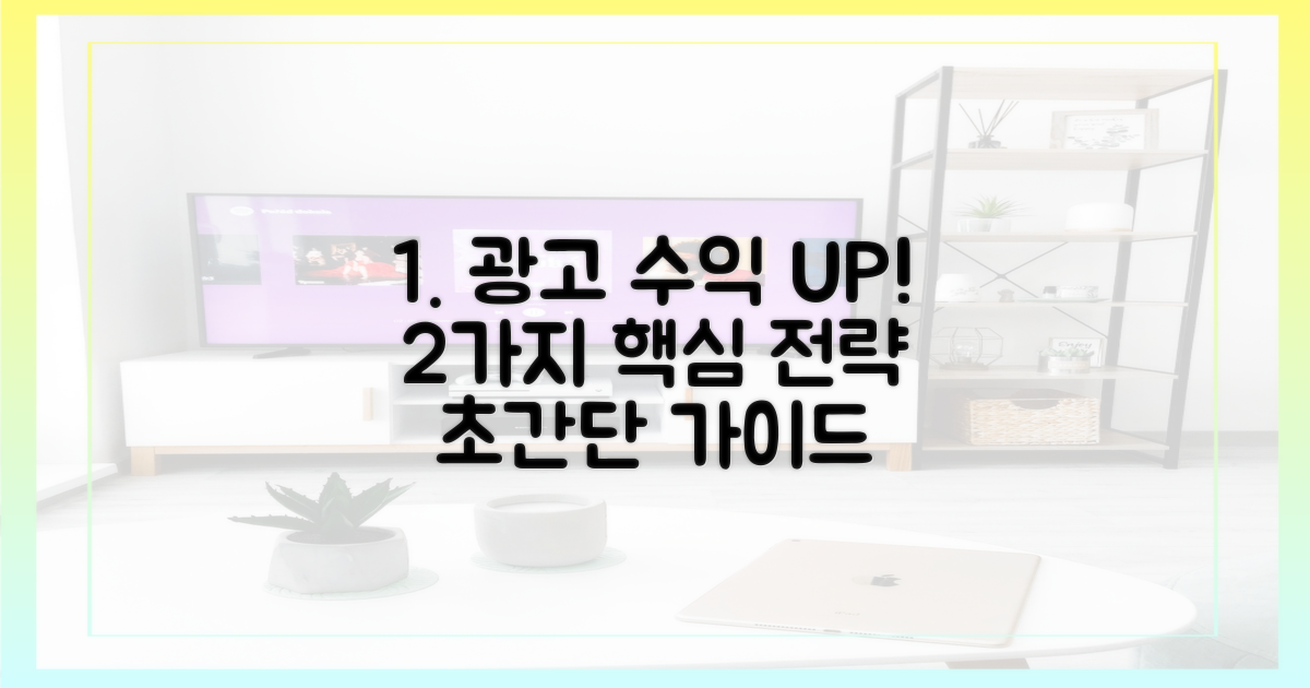 2가지 광고 수익 전략