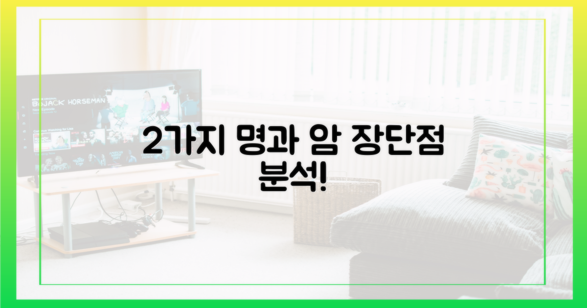 2가지 장단점 분석