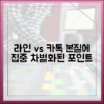 메신저 본질에 집중하다: 라인이 카카오톡과 차별화되는 지점