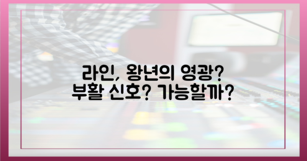 라인, 과거 영광을 재현할 수 있을까?
