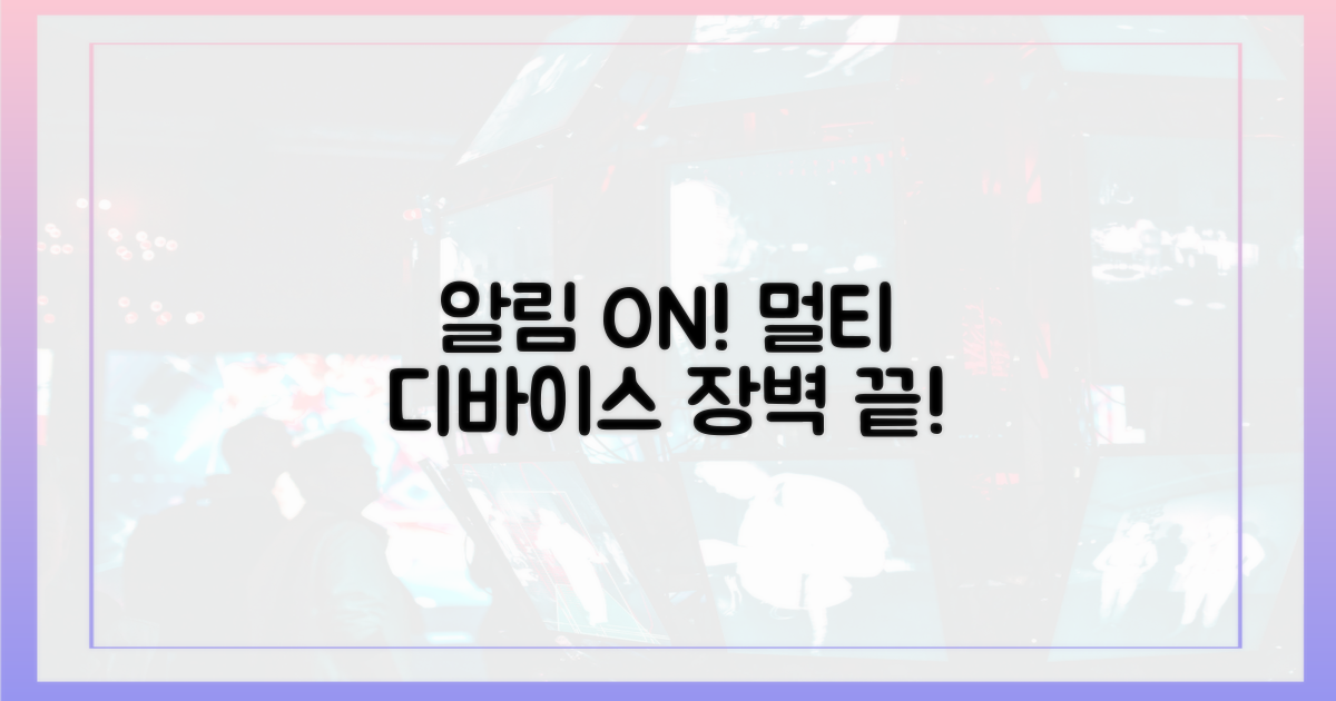 알림 설정, 멀티 디바이스 장벽?
