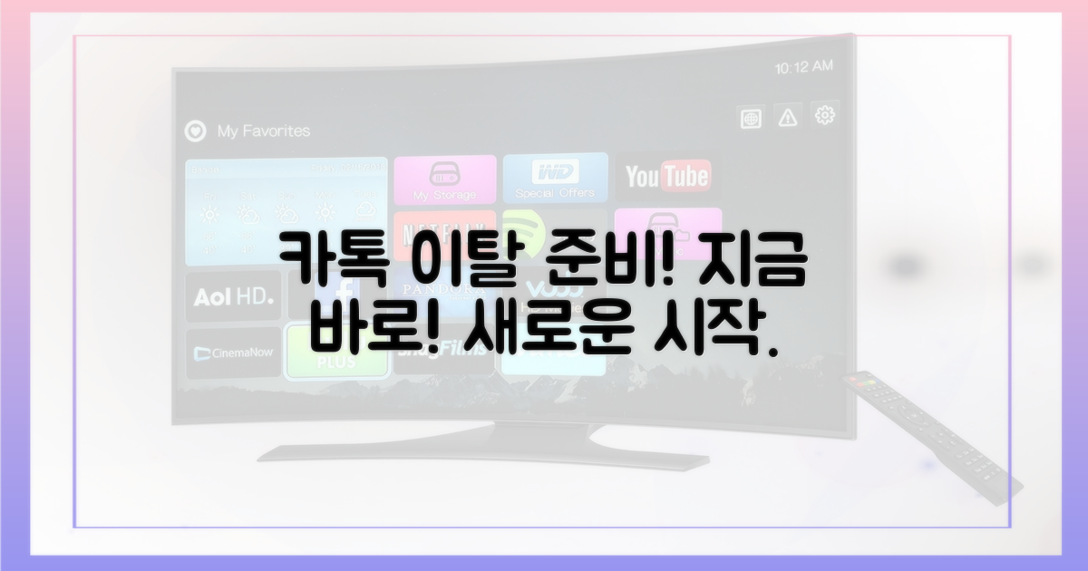 지금 카카오톡 이탈 준비하세요!