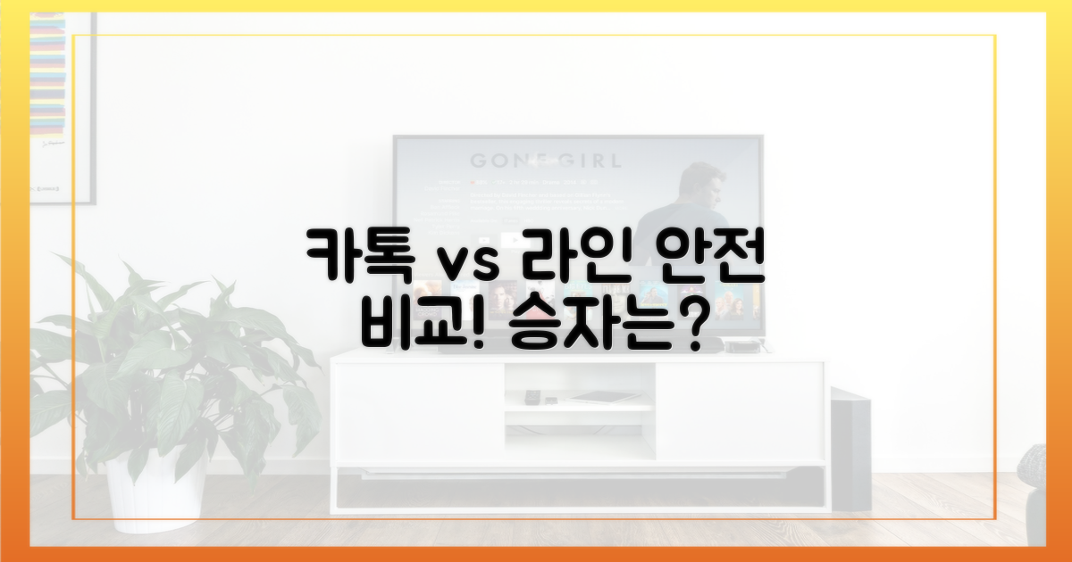 카카오톡, 라인 어디가 더 안전할까?