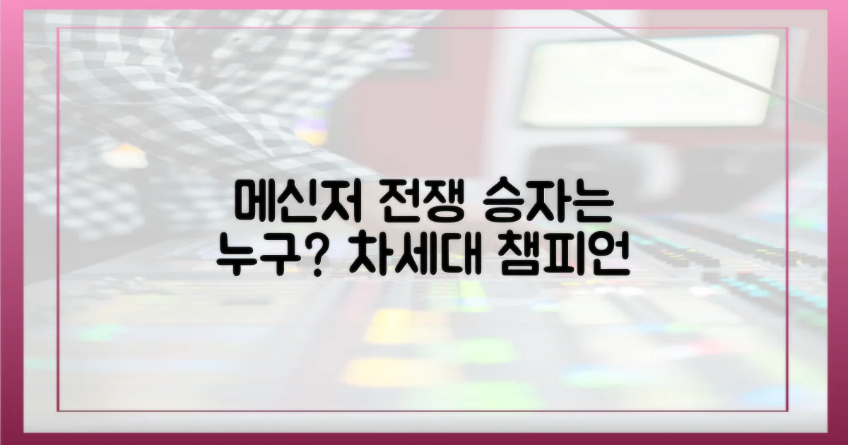 메신저 시장, 누가 웃을까?