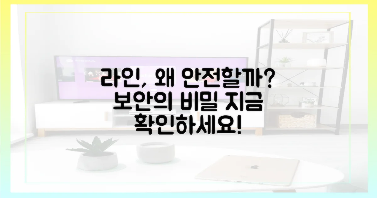 라인이 안전한 이유는?