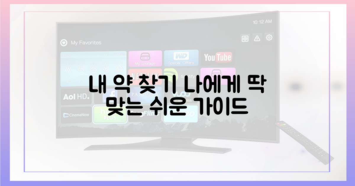 나에게 맞는 약, 어떻게 찾을까?