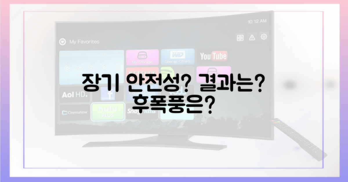 장기 효과, 안전성은?