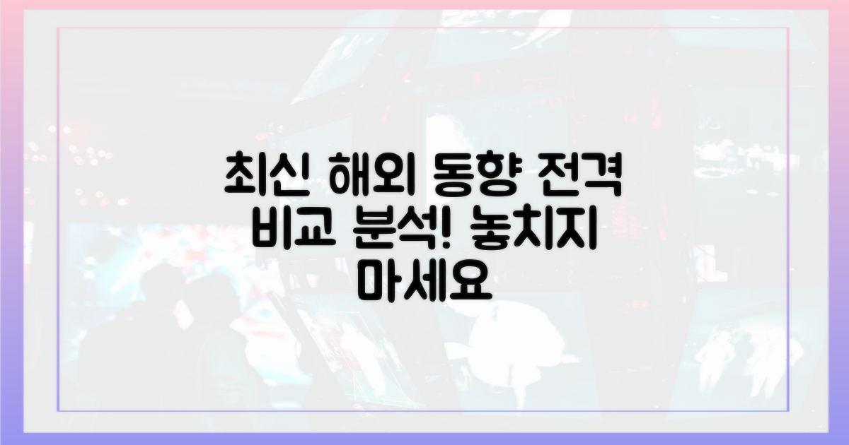 국외 최신 동향 비교