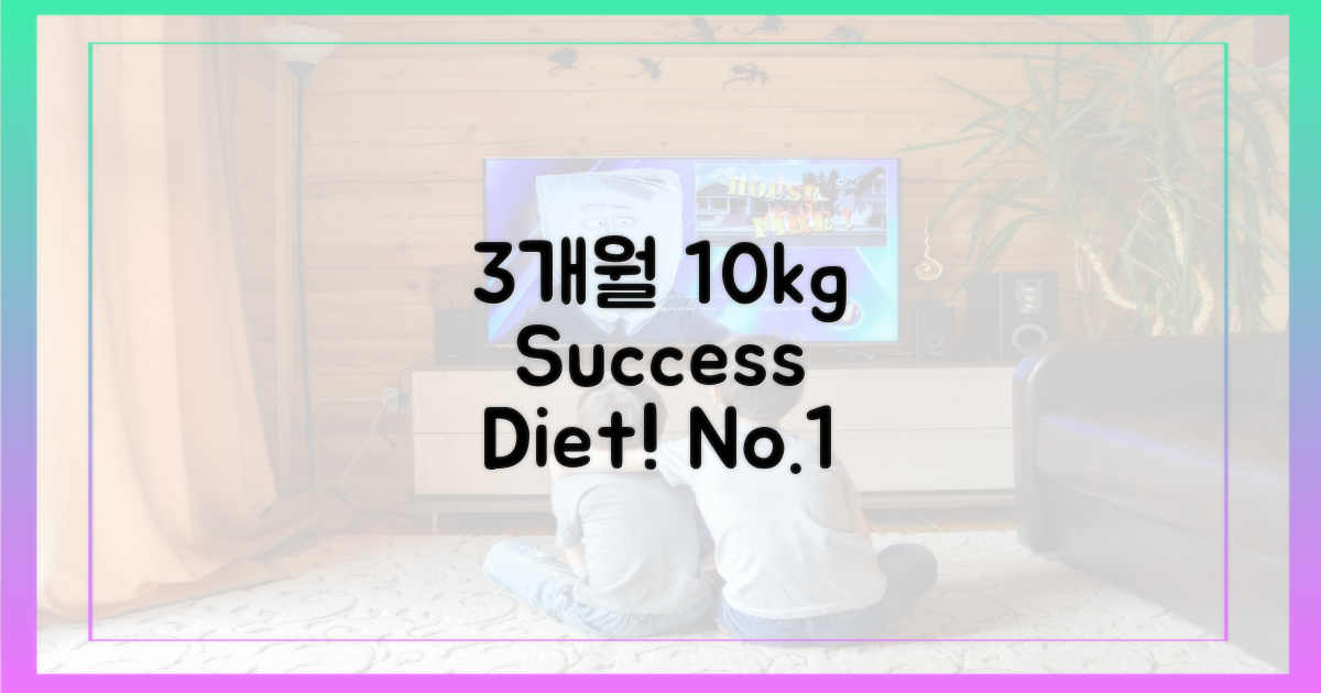 3개월 10kg 감량 비법