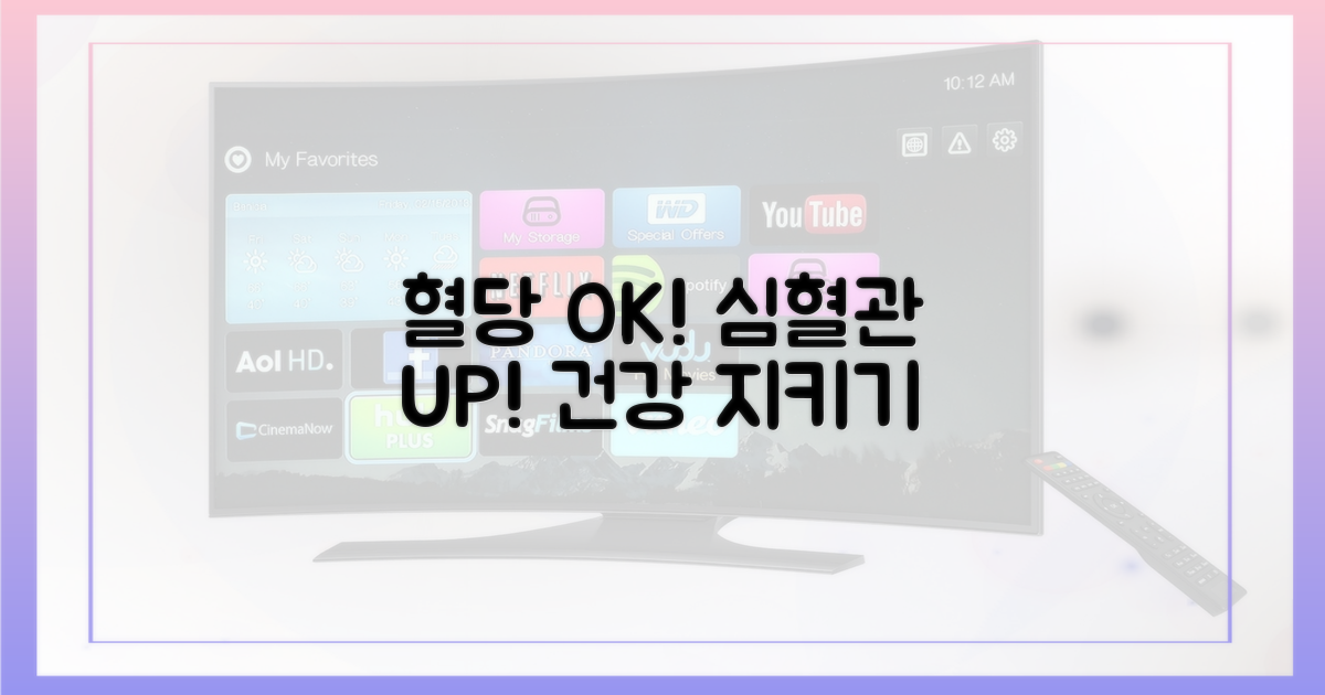 혈당 조절, 심혈관 건강 증진