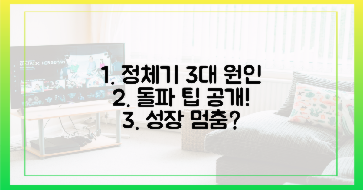 3가지 주요 정체기 원인