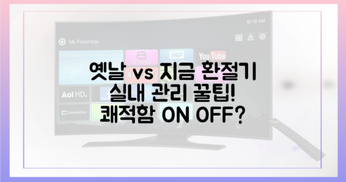 옛날 vs 지금: 환절기 실내 관리