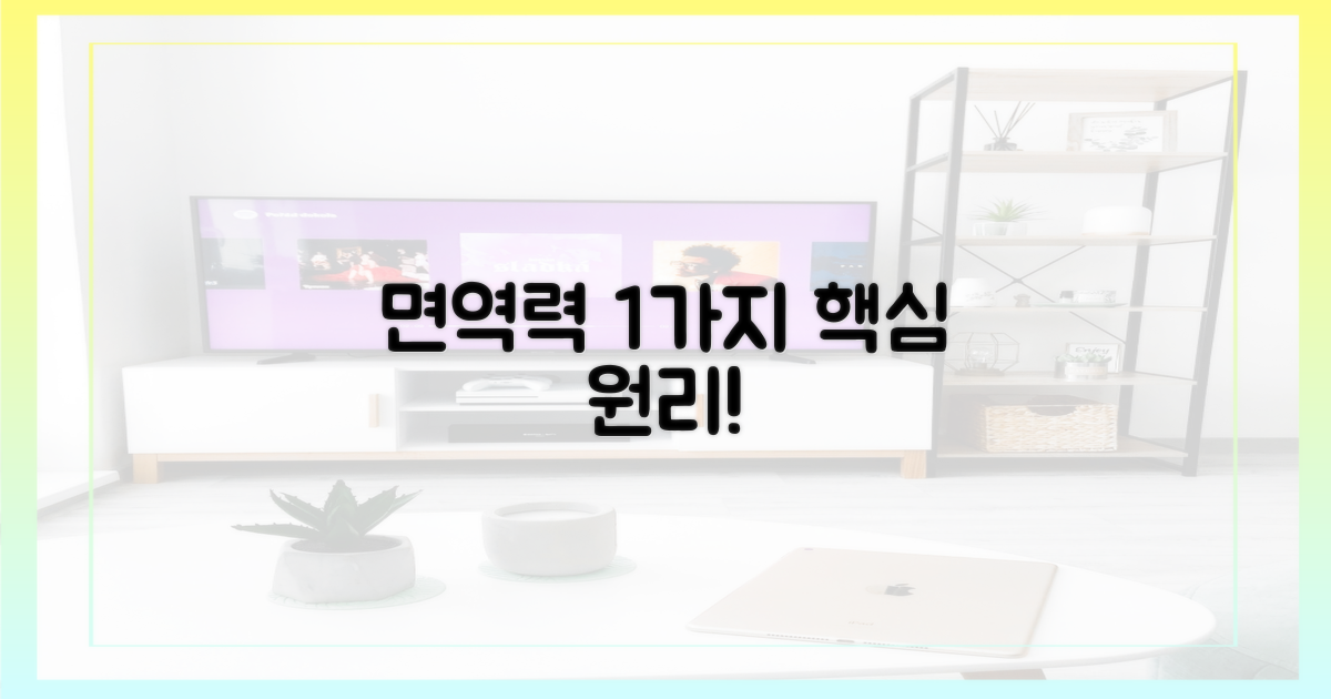 1가지 면역 반응