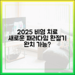 2025년 최신 지견: 환절기 비염 치료의 새로운 패러다임